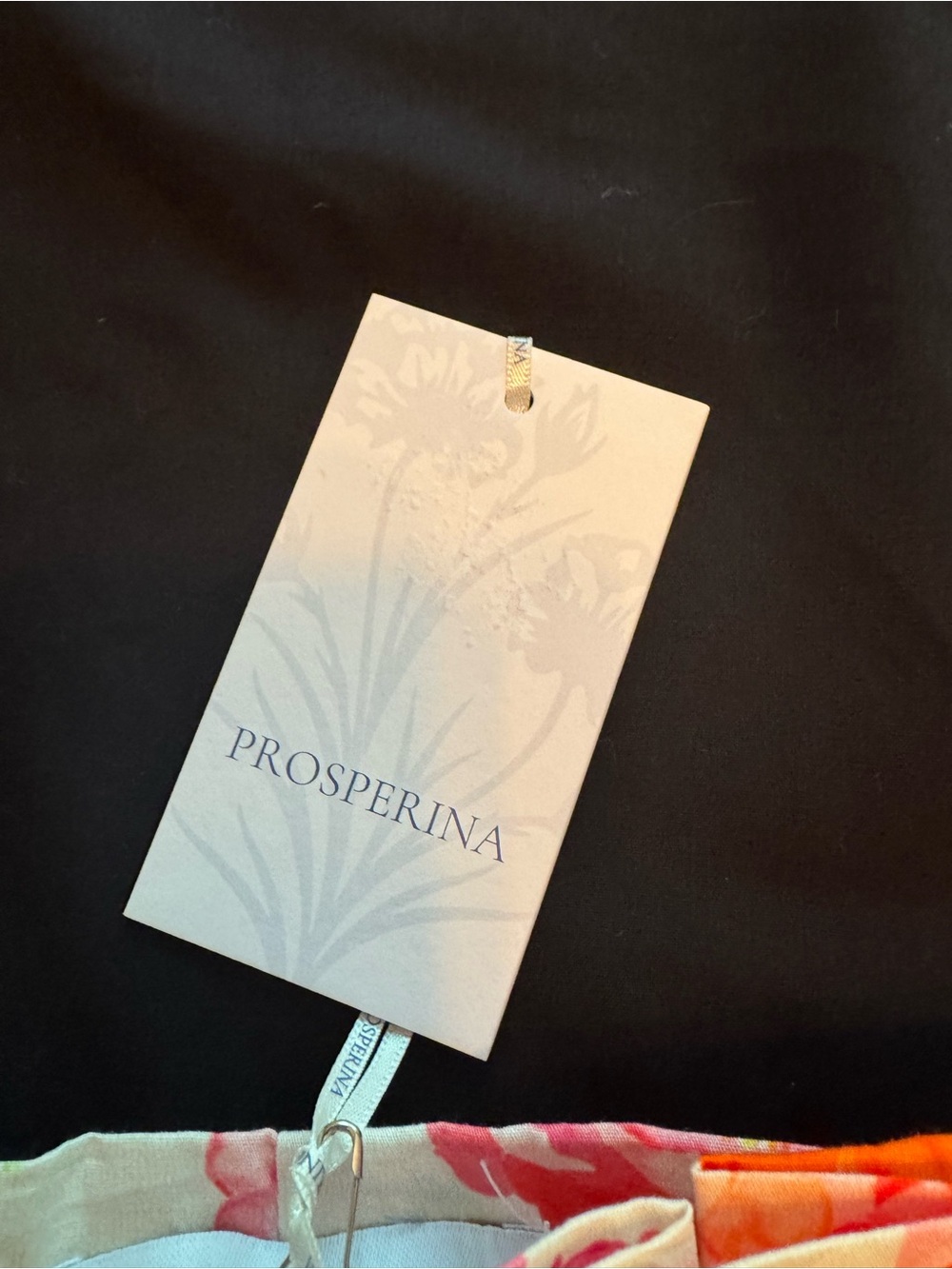 NWT Prosperina Floral 100% Cotton High Waist Bow Shorts Size Small - Picture 5 of 5